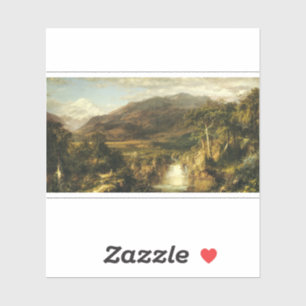 Sticker Le Cœur des Andes par Frederic Edwin Church
