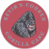 Sticker Le coin de Kevin GORILLA GANG (Devant)
