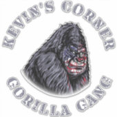 Sticker Le coin de Kevin GORILLA GANG (Devant)