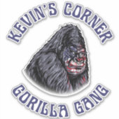 Sticker Le coin de Kevin GORILLA GANG (Devant)