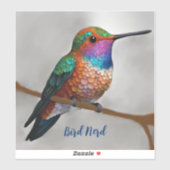 Sticker Le colibri d'Allen (Feuille)