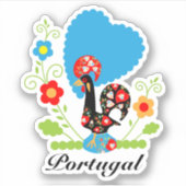 Sticker Le coq portugais (Devant)