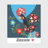 Sticker Le coq portugais (Feuille)