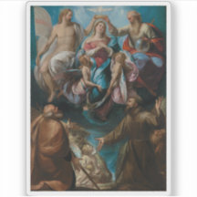 Le couronnement de la Vierge avec Joseph&Francis
