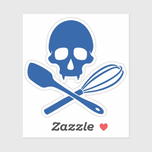 Sticker Le crâne de Baker (Feuille)