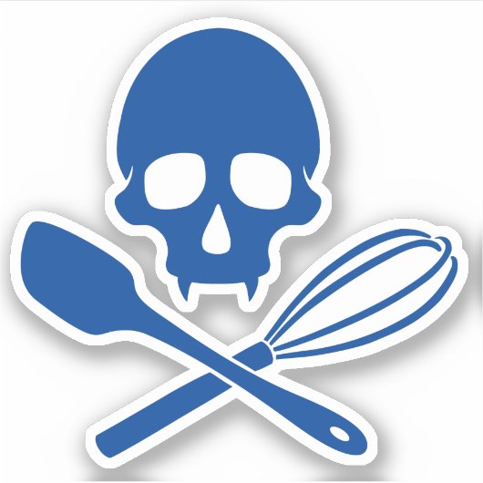 Sticker Le crâne de Baker (Devant)