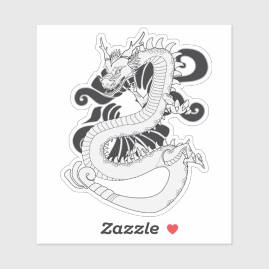 Sticker Le Dragon (Feuille)