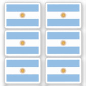 Sticker Le drapeau de la Collection Argentine pack de 6 (Recto)