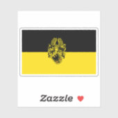 Sticker Le drapeau de Nordhausen (Feuille)