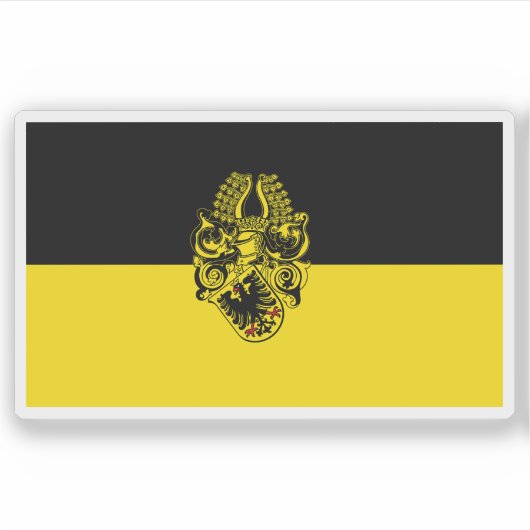 Sticker Le drapeau de Nordhausen (Devant)