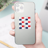 Sticker Le drapeau de Panama Collection pack de 6 (Téléphone)
