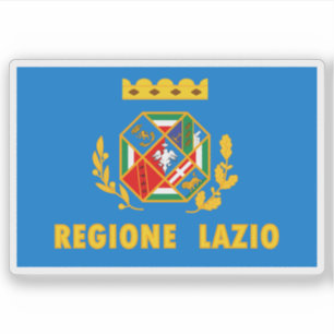 Sticker Le drapeau du Latium, Italie