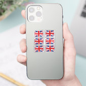 Sticker Le drapeau du Royaume-Uni Collection pack de 6 (Téléphone)