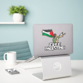 Sticker Le drapeau enfant du Résister Palestinien Liberté (Ordinateur portable sur le bureau)