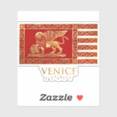Sticker Le drapeau vénitien (Feuille)