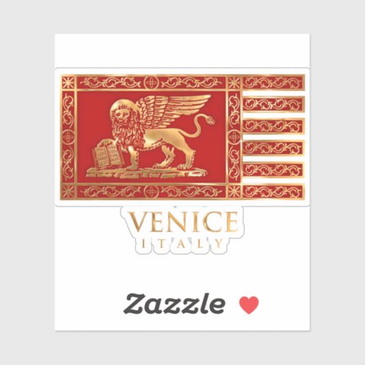 Sticker Le drapeau vénitien (Feuille)