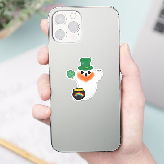 Sticker Le fantôme Leprechaun (Téléphone)