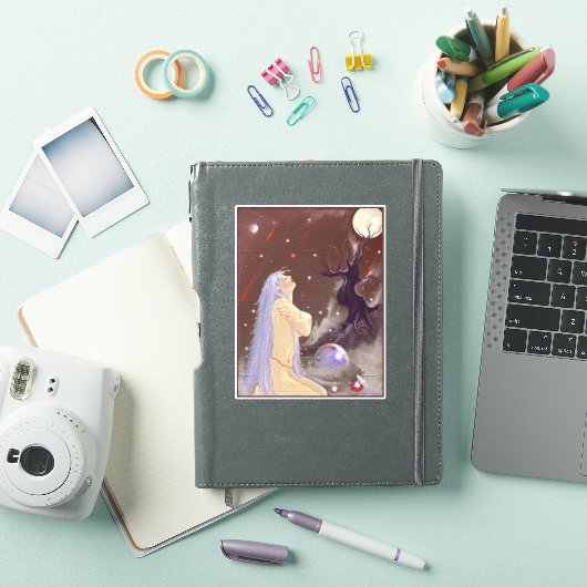 Sticker Le feu dans le ciel (Couverture iPad)