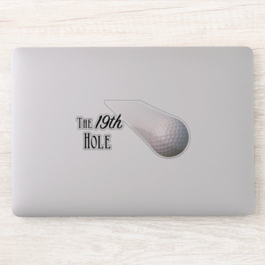 Sticker Le golf 19th Hole (Ordinateur)
