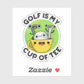 Sticker Le Golf Est Ma Coupe Du Funny Golf Pun (Feuille)