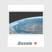 Sticker Le Golfe Du Saint-Laurent Et Le Canada. (Feuille)