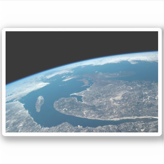 Sticker Le Golfe Du Saint-Laurent Et Le Canada. (Devant)