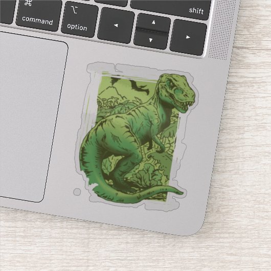 Sticker Le grand roi T-Rex (Détail)