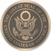 Sticker Le grand sceau des États-Unis d'Amérique (Devant)