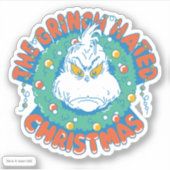 Sticker Le Grinch détestait Noël (Devant)