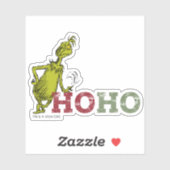 Sticker Le Grinch | Ho Ho Ho (Feuille)