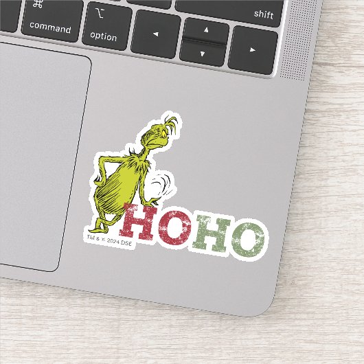 Sticker Le Grinch | Ho Ho Ho (Détail)