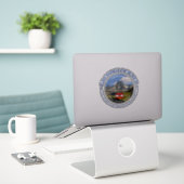 Sticker Le Grossglockner (Ordinateur portable sur le bureau)