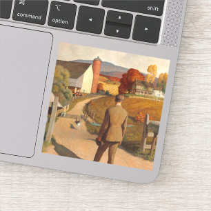 Sticker Le Homecoming, 1945 par Newell Convers Wyeth