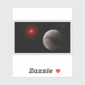 Sticker Le Hot Rocky Exoplanet Trappist-1 B. (Feuille)