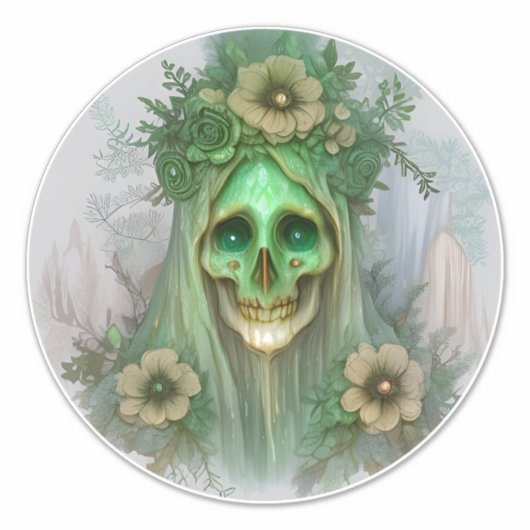 Sticker Le jardin fantomatique (Devant)