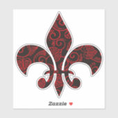Sticker Le Jardin Fleur De Lis (Feuille)