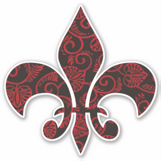 Sticker Le Jardin Fleur De Lis (Devant)