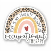 Sticker Le Jeu Est Mon Profession Préférée, Professionnel (Devant)