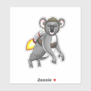 Sticker Le Koala Fusée