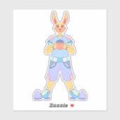 Sticker Le Lapin Heureux (Feuille)