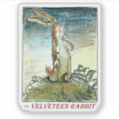 Sticker Le lapin Velveteen par Margery Williams (Devant)
