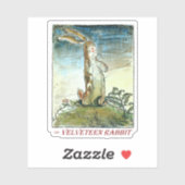 Sticker Le lapin Velveteen par Margery Williams (Feuille)