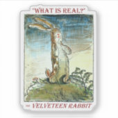 Sticker Le lapin Velveteen par Margery Williams (Devant)