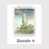 Sticker Le lapin Velveteen par Margery Williams (Feuille)