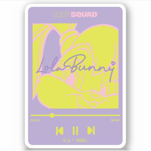 Sticker Le Lecteur de Lola (Devant)