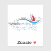 Sticker Le logo de Wyndham City, Australie (Feuille)