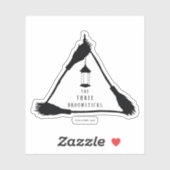 Sticker LE logo TROIS BROOMSTICKS™ (Feuille)