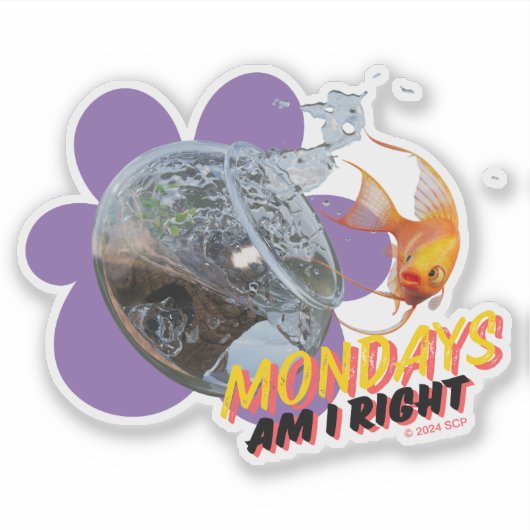 Sticker Le Lundi, N'Est-Ce Pas ? (Devant)