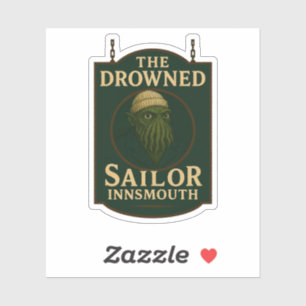 Sticker Le marin noyé - le plus ancien marin d'Innsmouth