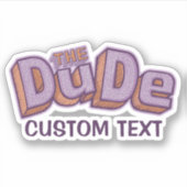 Sticker Le mec (Devant)